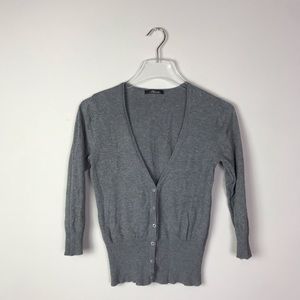 Grey cardigan